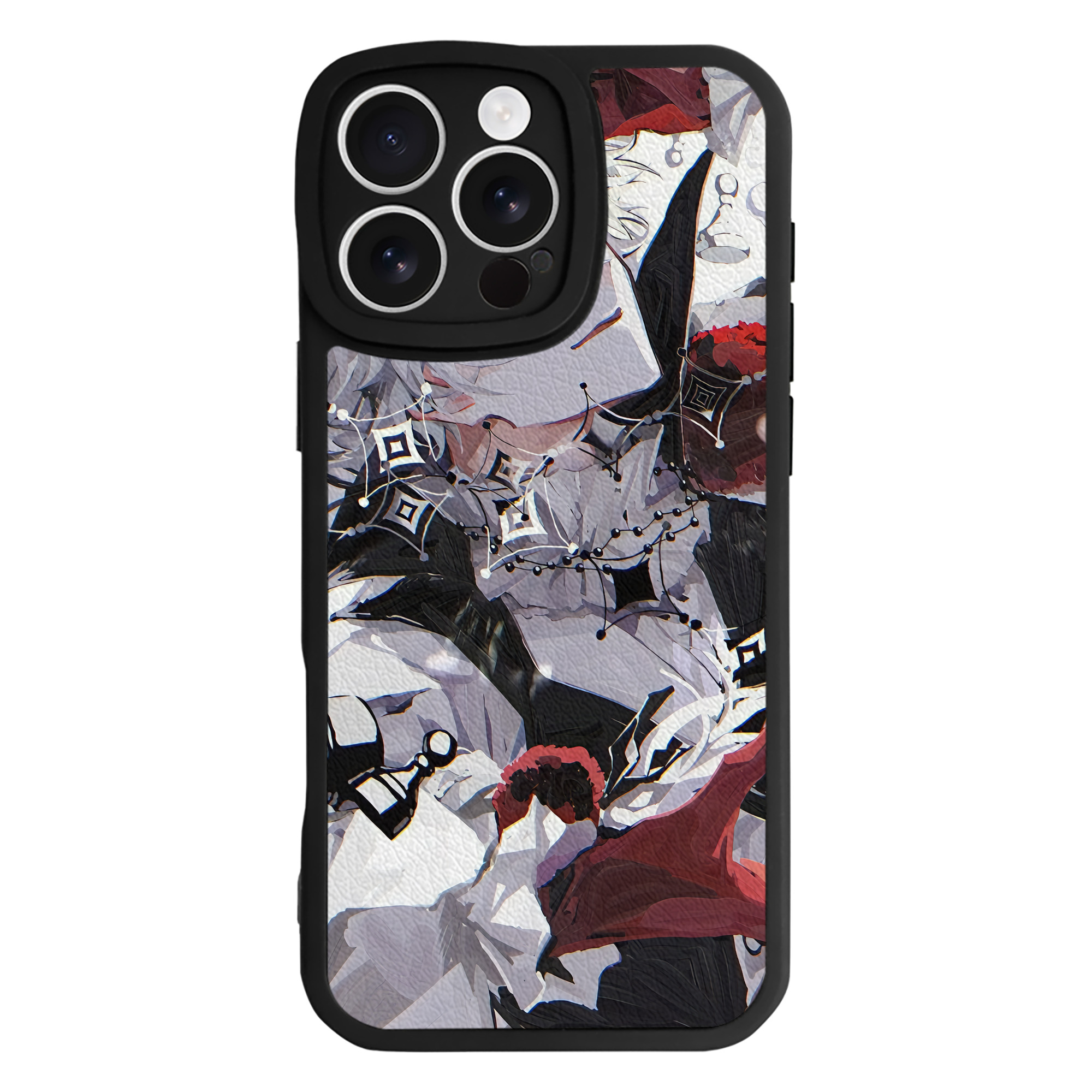 （画像用） 文豪ストレイドッグス Bungo Stray Dogs 【iPhone 16シリーズ対応】シリコンスマホケース（レザー調） 材質：シリコン